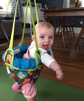 what age do babies use a jumperoo